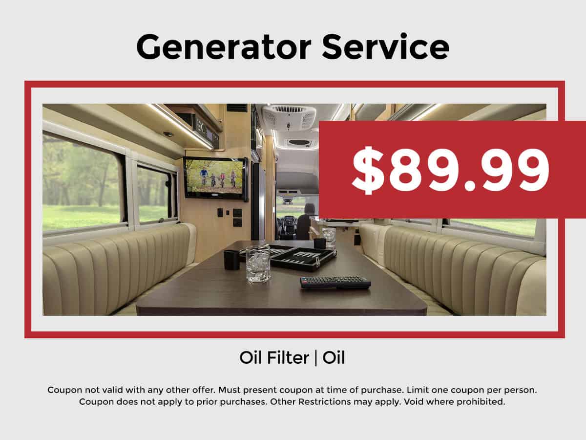 RV Generator Service Special