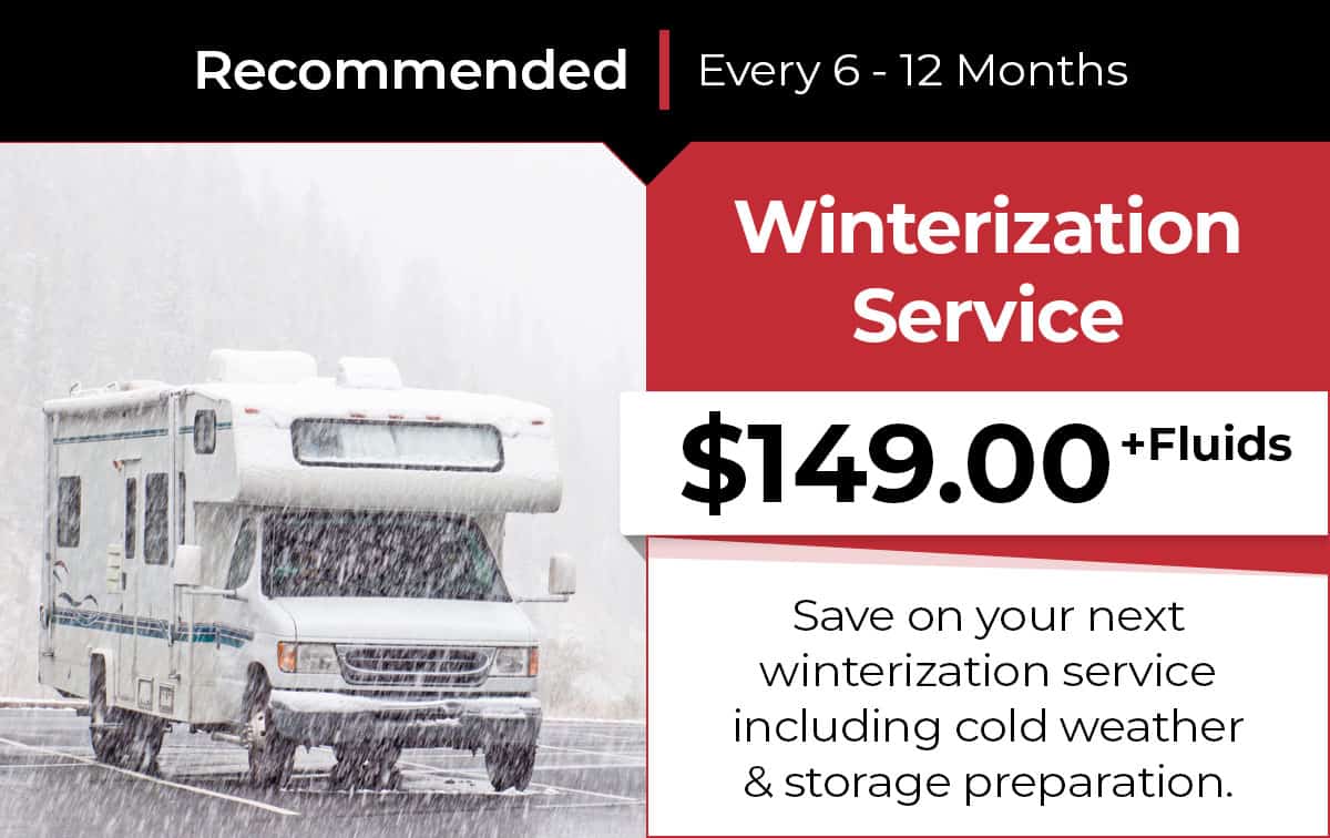 Winterization Service Special Coupon